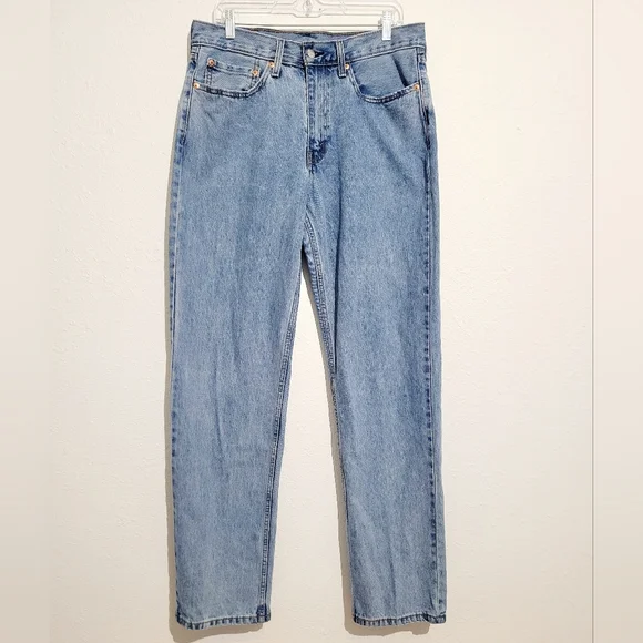 Levi’s 550 Relaxed Fit Jeans Men’s W34 L36 Light Wash 100% Cotton Denim - Picture 3 of 16